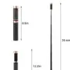 51wr5SMRElL._AC_SL1500_.jpg Kinwald Selfie Stick Tripod for iPhone & Android, Portable Phone Tripod Stand with Bluetooth Remote, One-Click Open, Compact & Lightweight, All-in-1 for Vlog/Travel/Photography (Black) : Cell Phones & Accessories