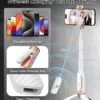 71ovoj5ePEL._AC_SL1500_.jpg Kinwald Selfie Stick Tripod for iPhone & Android, Portable Phone Tripod Stand with Bluetooth Remote, One-Click Open, Compact & Lightweight, All-in-1 for Vlog/Travel/Photography(White): Cell Phones & Accessories