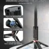 71u3yfzXihL._AC_SL1500_.jpg Kinwald Selfie Stick Tripod for iPhone & Android, Portable Phone Tripod Stand with Bluetooth Remote, One-Click Open, Compact & Lightweight, All-in-1 for Vlog/Travel/Photography (Black) : Cell Phones & Accessories